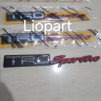 emblem merek tulisan trd sportivo original toyota vios yaris fortuner