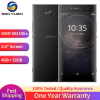 Original Sony Xperia XA2 Ultra H3213 H4233 4G Mobile Phone 6.0'' 4GB+32GB/64GB Single/Dual SIM CellPhone NFC Android SmartPhone