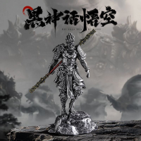 Resin Sculpture Black Myth Wukong Handmade Game Anime Ornament Desktop Resin Ancient Style Home Deco