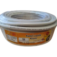 Kabel NYM 2x1.5 mm² - Kitani, warna putih, harga per Meter