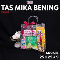 Tas Mika Bening Transparan Goodie Bag Hampers Souvenir Ulang Tahun