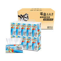 【JingFeng 淨風】BeiGang電音三太子超柔韌衛生紙(90抽x12包8袋/箱)