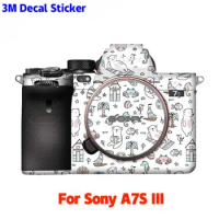 A7S III Anti-Scratch Camera Sticker Protective Film Body Protector Skin For Sony Alpha 7S III ILCE-7SM3 α7S III A7S3 A7SM3
