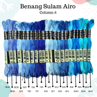 AIRO - Benang Sulam Airo (mirip DMC) Kolom 6