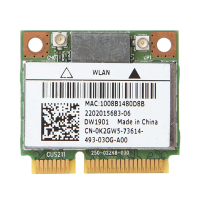 การ์ด Dual-Band, DW1901 AR5B22, บลูทูธ-ที่รองรับ 4.0, 300M, สำหรับการ์ด AR5B22, รองรับ 2.4+5G, การ์ด
