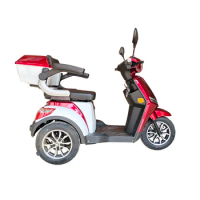 Accept custom three wheel high speed moped scooter elderly leisure electric tricycle