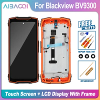 AiBaoQi New 6.7 Inch Touch Screen + 2340x1080 LCD Display + Frame Assembly Replacement For Blackview BV9300 BV9300 Pro Phone
