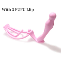 2.0 Fufu Clip Chastity Lock Male Cock Cage Panty with 3 Size Clip and Anal Plug,Sissy Mimic Female Pussy Sexy Toy for Men Adults
