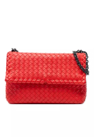 BOTTEGA VENETA 心愛的 Bottega Veneta 小號 Nappa Intrecciato Olimpia 單肩包