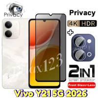 Kính cường lực 2 trong 1 chống nhìn trộm cho Vivo Y21 5G/Y21/Y21d/Vivo Y21/Vivo Y 21 5G/4G (2026), b