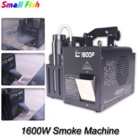 Halloween Fog Machine 1600W Smoke Machine with Remote Control Spray Smoke Machine YUER Stage Fogger DJ Effect DMX512 Hazer