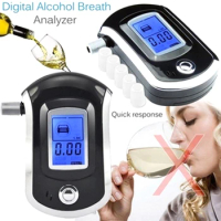 High Accuracy Mini Alcohol Tester LCD Display Digital Breathalyzer Alcometer Portable Alcohol Analyzer For Remind Driver Safety