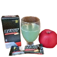 Minuman Serbuk Rasa Apel dari Renner Variasi Revit dan Fibra Bubuk Drink Hijau