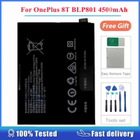 For OnePlus One Plus 8T BLP801 4500mAh Mobile Phone Li-ion Battery Replacement Spare Parts