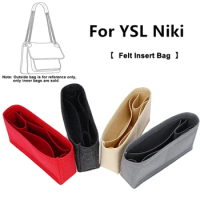 Felt Bag Organizer Inner Liner Storage Pocket DIY Upgrade Accessories For YSL NIKI Shoulder Bag Fix Shape Bags Support Dividers