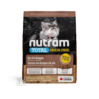 NUTRAM 紐頓 T22 無穀火雞+雞肉 挑嘴全齡貓糧 1.13kg 2包