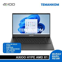 Axioo Hype AMD X1 8/128 DOS Laptop Murah 8GB 128GB notebook 14 FHD Netbook lokal GARANSI RESMI Gray