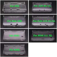 In Bulk Plastic Clear Crystal Protective Hard Shell Skin Case Cover For 3DS New 3DS XL LL NDSL NDSI XL LL Console