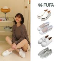 【FUFA Shoes 富發牌】流行平底/厚底懶人鞋（4款任選）(厚底鞋/小白鞋/流蘇鞋)