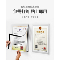 全台銷售NO1. A4 A3 A5 A6 【台灣現貨】磁性軟硬膠套透明PVC牆貼/電梯牆面公告/布告欄  標識指示牌