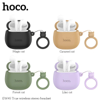 Tai Nghe Bluetooth 5.3 Hoco EW45 TWS  Nghe Nhạc 4H, Có Mic Đàm Thoại, Kèm Case Silicon Cute Cat