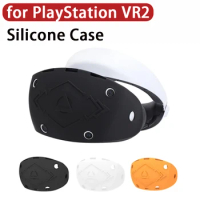 Silicone Case for Psvr2 Vr Headset Protective Protector Cover Anti-Scratch Shell for Playstation Vr2 Replacement Accessories