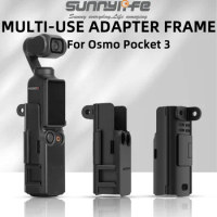 Extension Bracket For DJI Osmo Pocket 3 Protection Border Extension Mount Cold Boot Adapter Camera V-log Bike Accessories Kit
