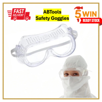Clear Safety Goggles | Full Eye Protection with Adjustable Straps Ready Stocks Anti-Splash Clear S