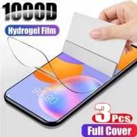 3PCS Hydrogel Film For Huawei Y9S Y9A Y8P Y8S Y7P Y6P Y9 Prime 2019 Y7 Y6 Pro Y5 Lite 2018 Not Glass Phone Screen Protector Film
