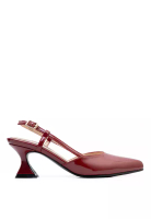 Zanea Shoes Lana Sandals (Maroon)