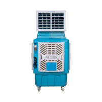 Floor standing outdoor and indoor dual water tank capacity evaporative air industrial cooler fan