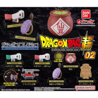 In Stock Bandai Dragon Ball Super Prop 02 In The Drama Scouter Shell Staff Senzu Bean Original Anime Collectible Gashapon Toys