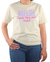Orzora Baju Kaos - Spiritual Edition - Ngeluh - Saat Teduh - Basic Cotton Combed - Bisa Custom Sablo