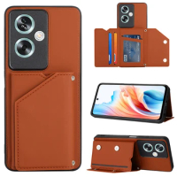 A79 A78 A58 A38 A18 5G 4G Card Slot Leather Case For OPPO A79 Camera 360 Protect Etui For OPPO A18 A38 A58 A78 A 79 Back Cover