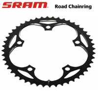 Sram Road BCD130 48T SS/Road Track Bicycle Chain Ring Chainring, Black, 11.6215.197.110
