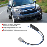 ABS Car CD Player Radio Antenna Adapter Male Cable Accessory Fit For Honda CRV City