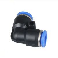OD 4mm 6mm 8mm 10mm 12mm (M.STOCK) Pneumatic Air Hose Plastic Elbow Quick Connectors Plastic Gas Qui