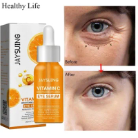 Anti-Aging Vitamin C Eye Cream Face Anti Puffiness Anti-Wrinkle Serum Remove Dark Circles Eye Bag Essence Women Firm Skin Care