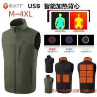 電熱馬甲 日本冬季智能背心USB充電羽絨馬甲電熱背心男女電暖衣服 衣服 電熱馬甲 充電 馬甲 背心