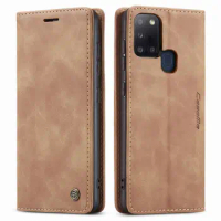 2024 Leather Case For Samsung Galaxy A21S Luxury Multifunctional Magnetic Flip Stand Wallet Bumper Phone Bag For Samsung A21 S C