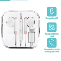 MJ KIVEE Headset Kabel Type C KV-MT102 For Gaming & Music In Ear Warna-Warni Desain Lucu Murah KV-MT