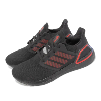 【adidas 愛迪達】慢跑鞋 Ultraboost 20 黑 紅 男鞋 兔飛猛進 兔年 美林 運動鞋 愛迪達(ID4255)