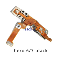 Original FOR Gopro Hero 6 HERO7 Black silver Shutter Flex Cable Connecting Microphone Sport camera repair part