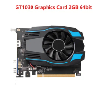 GT1030 Graphics Card 2GB 64bit Full New Gaming Video Cards GDDR5 PCl-e 3.0 X16 GPU GT 1030 Gaming Graphics Cards For Computer