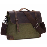 2024 Fashion Leather Briefcase Men Genuine Messenger Bag Shoulder bag for men Crossbody Tote Handbag