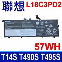 聯想 L18C3PD2 原廠電池 SB10T83198 ThinkPad T14s T490s T495s L18M3PD2 L18L3PD2