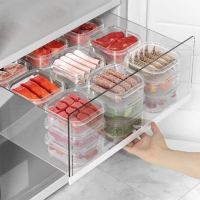 【Dagebeno荷生活】一餐一盒肉類蔬果冷凍冷藏食物保鮮盒 可微波食材分裝盒(大小號各3入)