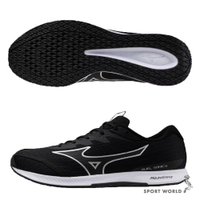 Mizuno 美津濃 慢跑鞋 男鞋 DUEL SONIC 4 WIDE 3E寬楦 黑【運動世界】U1GD257102
