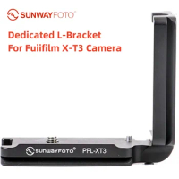 SUNWAYFOTO PFL-XT3 Dedicated L-bracket,For FUJIFILM XT3 Camera Tripod Head L-bracket Quick Release Plate