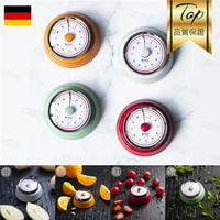 德國機械番茄鐘廚房定時器煮菜料理計時讀書計時器時間管理-紅/綠/橘/白【AAA2173】